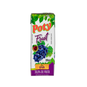 Suco Poty Fruit Uva 200ml