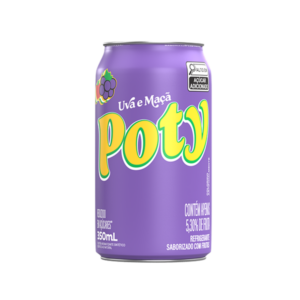 Refrigerante Poty Uva e Maça 350ml Lata